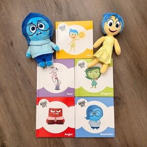 Disney’s Inside Out Plush Joy, Plush Sadness and Box of Mixed Emotions Book Set